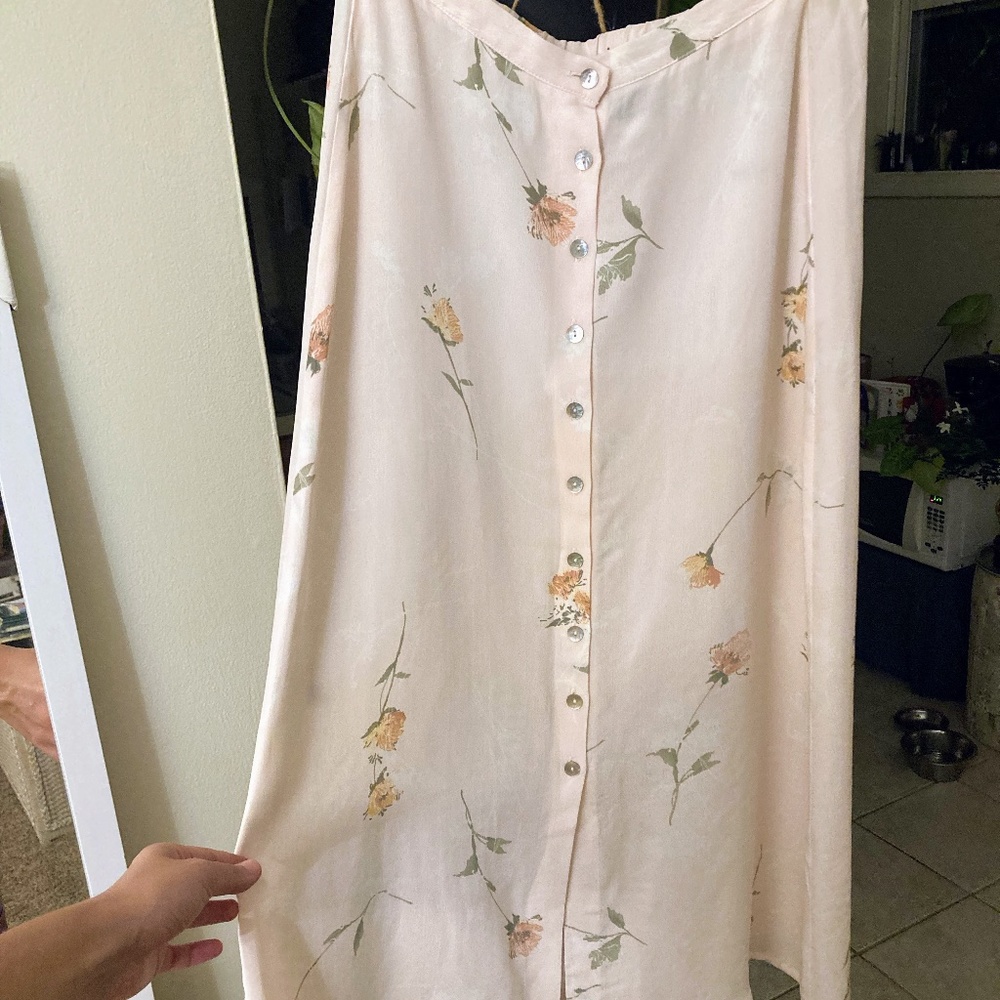 Floral Midi Skirt